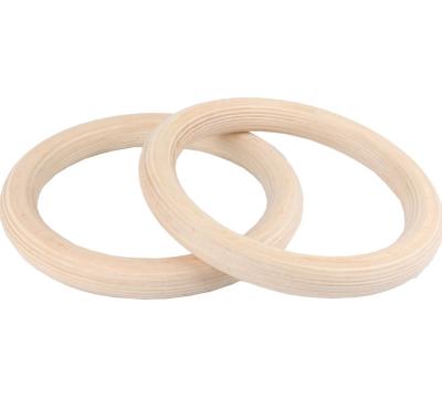 China Safety Universal High Quality Gym Supplies Equipments Fitness Wooden Gymnastic Rings for sale