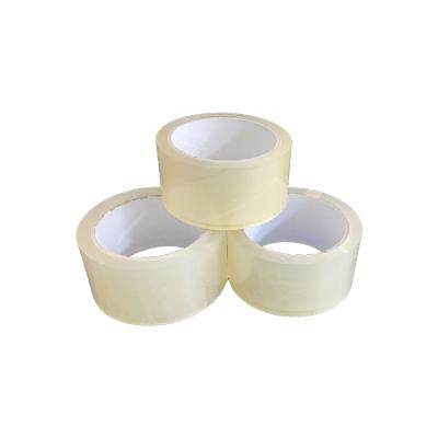 China Carton Box Sealing Package 40mic Waterproof Strong Sticky Transparent Packing Tape BOPP Tape Opp Tape Stationery Sealing Tape for sale