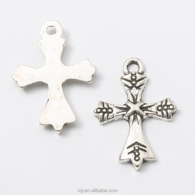 China Trendy Fashion Small Crucifix Cross for Handmade Rosary or DIY Necklace Charm Parts Pendant Accessories for sale