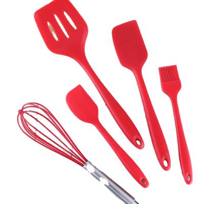 China Viable Wholesale 12 Pieces in 1 Set Silicone Kitchen Cooking Tools Stand Up Kitchen Tableware BBQ Eco Silicone Wooden Kitchen Utensils for sale