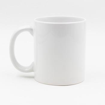 China Viable cheap simple white coffee mug straight from ceramic/porcelain china for sale