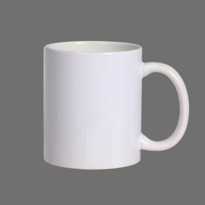 China Custom Viable Color Gloss White Blank Sublimation Mugs Logo Ceramic Mug 11oz Mug Ceramic Coffee Mugs for sale