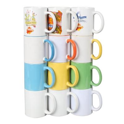 China Wholesale High Quality Custom Viable Pattern 11oz Sublimation Mugs Tea Coffee Mug Ceramic Mugs for sale