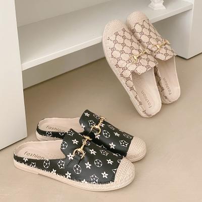 China Fashion High Quality Ladies Round Half Sandals Summer Package Fashion Outdoor Slipper For Women for sale