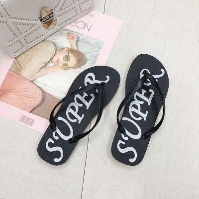 China 2022 Wholesale Women EVERGREEN Casual Custom Flip Flop Slides Outdoor Indoor Home Beach Slippers for sale