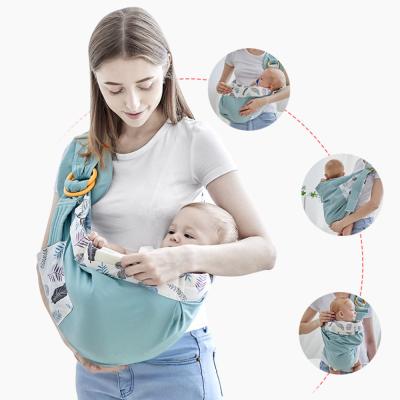 China size 0-36months one mans all cotton Unisex Nursing Ring Sling Baby Carrier Breathable Stretchy Pouch Blanket for sale