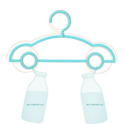 China Modern Cute Car Shape Colors Plastic Baby Recycle Hanger for sale