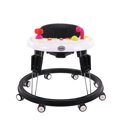 China 2021 Children's Traditional Plastic Baby Toy Stroller Multifunctional New Kids 4 in 1 Caster Baby Training Walking Chair with Music for sale