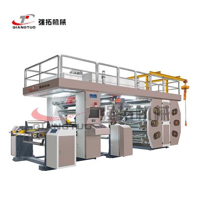 China Garment Shops 6 Colors Central Plastic Film Bag CI Flexo Drum Printing Machine for sale