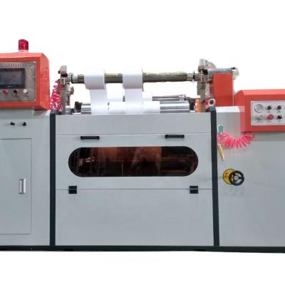 China High Speed ​​900D Food Roll Film Surface Paper Aluminum Foil Slitting Rewinding Machine for sale