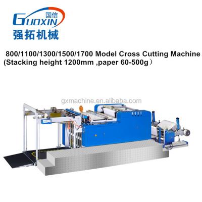 China Paper Roll for Sheeting Model 1100 Automatic Paper Cross Slitter (Automatic Stacking on Pallets) for sale