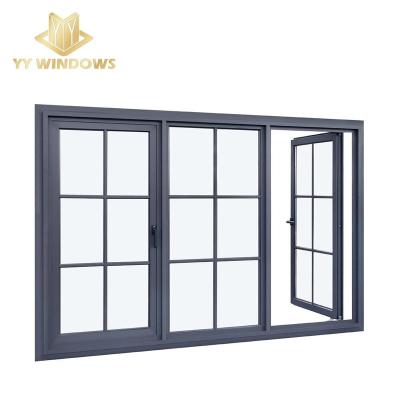 China Magnetic Screen Australia Standard Double Glazed Windows Import China Products YY Building Aluminum Casement Window for sale