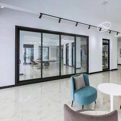 China Sliding Door Waterproof Aluminum Anti-theft Aluminum Sliding Door Sliding Glass Door for sale