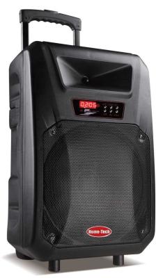 China Professional Trolley Portable Battery Powered Speaker With Fm Radio , Remote Control for sale