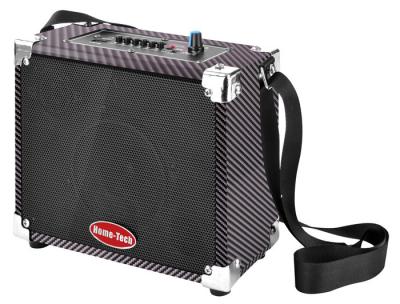 China Professional PA Portable Speaker System With Wireless Microphone , Remote Control for sale