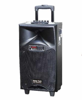 China Plastic Active Rechargeable Trolley Speaker Portable PA Systems With Wireless Microphone for sale