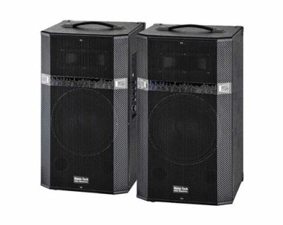 China Single 10 Inch Portable Active PA Speaker System With Wireless Microphone for sale