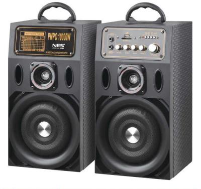 China Lightweight Portable Active PA Speaker With Tweeter Light / Portable Stereo System for sale