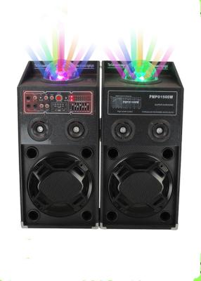 China 120 Watt Portable Disco Light Bluetooth Speaker Active PA System For Stage Performance for sale