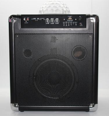 China Top Laser Disco Light Rechargeable PA Speaker / Portable Speaker Box With Battery for sale