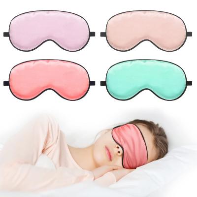 China Therapy silk sleep eye mask for Sleeping Kids Smooth Silk Soft Eye Cover with Adjustable Strap Childhood Kids Gift for Boys Girls for sale