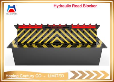 China Remote control factory sale hydraulic vehicle spike barrier/steel road blocker for sale