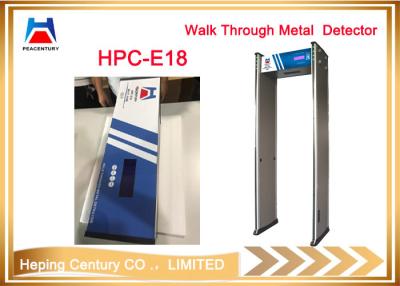 China Hot Sale 18 Zones Walk Through Metal Detector for Security Inspection for sale