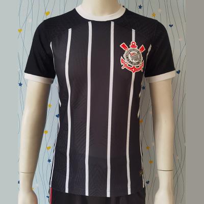 China Gelüfteter elastischer Polyester-Spieler-Fußball 100% Jersey zu verkaufen