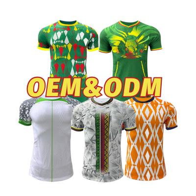 Cina OEM ODM Africa Cup Jersey Customized size S M L XL 2XL 100% Polyester farbic in vendita