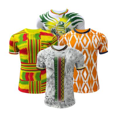 Cina 2023-2024 Africa Ghana National Team Jersey Cutting-Edge 100% Polyester Fabric in vendita