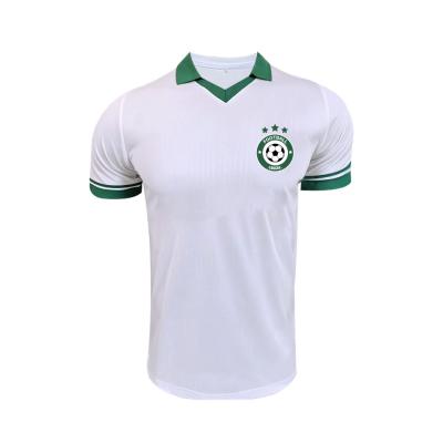 China 140gsm-150gsm Euro Cup Soccer Jerseys Custom Team Logo Polyester Material zu verkaufen