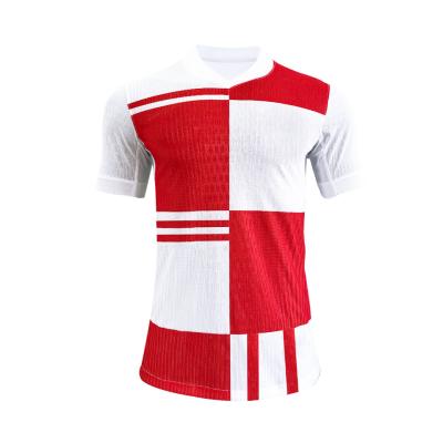 China Upgrade Your Soccer Gear with Our Fan Version Jerseys Breathable and Durable for sale