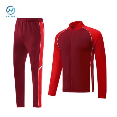 China Long Zip-Up Training Suit Sets Automated Cutting Customized Fit in Purple or White for sale