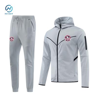 China OEM Football Training Tracksuit Insulated Jacket Pants Moisture-Wicking Fabric Team Colors for sale