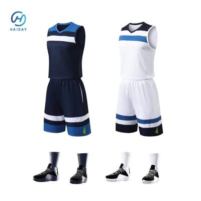 China Camisetas de baloncesto personalizadas Conjunto de diseño Impresión Logotipo de sublimación malla de baloncesto uniforme de baloncesto masculino camisetas de baloncesto en venta