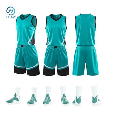 Chine Vêtements de basket-ball en gros Ensemble de vêtements de basket-ball pour hommes T-shirt de basket-ball pour équipe réversible Uniformes sur mesure Jersey Basketball Wear Jersey à vendre