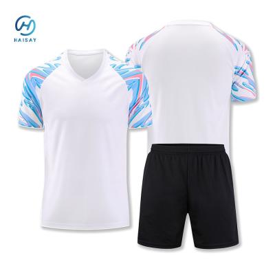 China Op maat gemaakte voetbaltrui Set Man Football Trui Groothandel Team Soccer Uniforms Football Shirt Kids Soccer Wear Football Kit Te koop