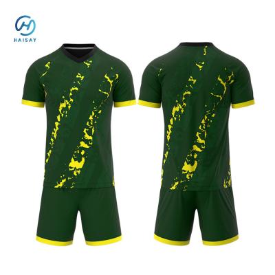 China 2024 Sublimación Camiseta de fútbol con patrón personalizado Traje de entrenamiento para adultos en venta