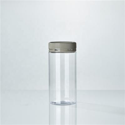 China Factory Directly Transparent Plastic Food Containers 500ml 700ml PET Jar With PP Cover for sale