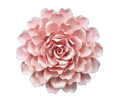 China Art Decor Modern Minimalist Style Porcelain Flower Wall Wedding Backdrop Decoration for sale