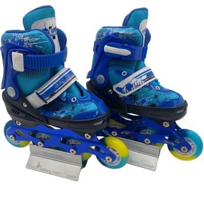 China Hot Sale Synthetic Inline Skate PVC Leather+velvet Red Pink Blue MESH RP Color Type Zhejiang Place Chassis Model Material Original Skates Keyword for sale