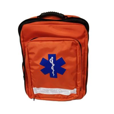 China Medical Equipment First Aid Backpack Hospital Trauma Kit Outdoor Survival Bag for sale