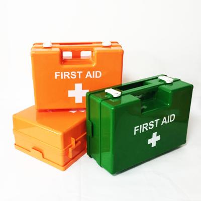 China ABS Workplace Wall-Mounted Portable Plastic First Aid Box Survival Kit With Medical Supplies for sale