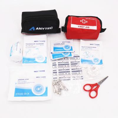 China Saferlife SL-003 nylon bag  size 12.5*8*5.5 cm mini first aid kit bags  cute travel first aid kit for sale