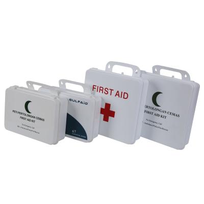 China OEM PP Homecare Medical Supplies First Aid Box Emergency Survival Team Emergency Case Tool Box Storage Container for sale