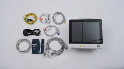 China Hospital Grade Monitor Hospital Ambulance Equipment Cardiac Patient Vital Sign Monitor for sale