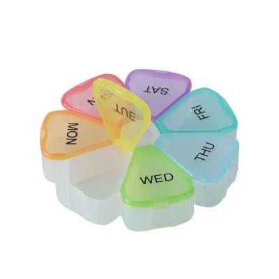 China 4cm Pill Box Weekly Pill Organizer Medicine Container with Timer for sale