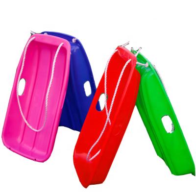 China Outdoor Kids Sport Greenwell Portable Multifunctional Plastic Snow Sled For Kids for sale