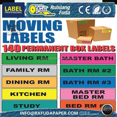 China Waterproof mobile labels, 140 labels per box for sale