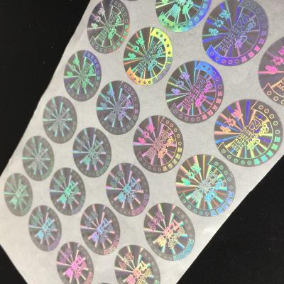 China Waterproof Security Label Hologram Sticker for sale